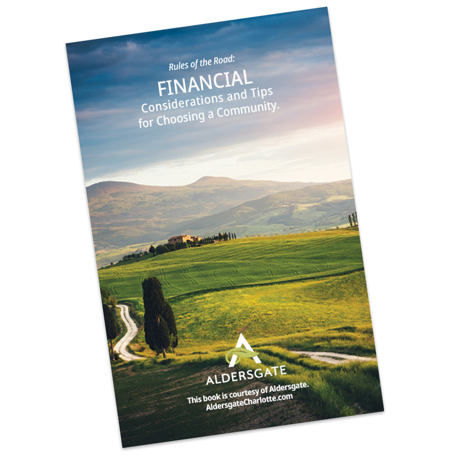 Financial Considerations and Tips - A Non-profit Life Plan Community
