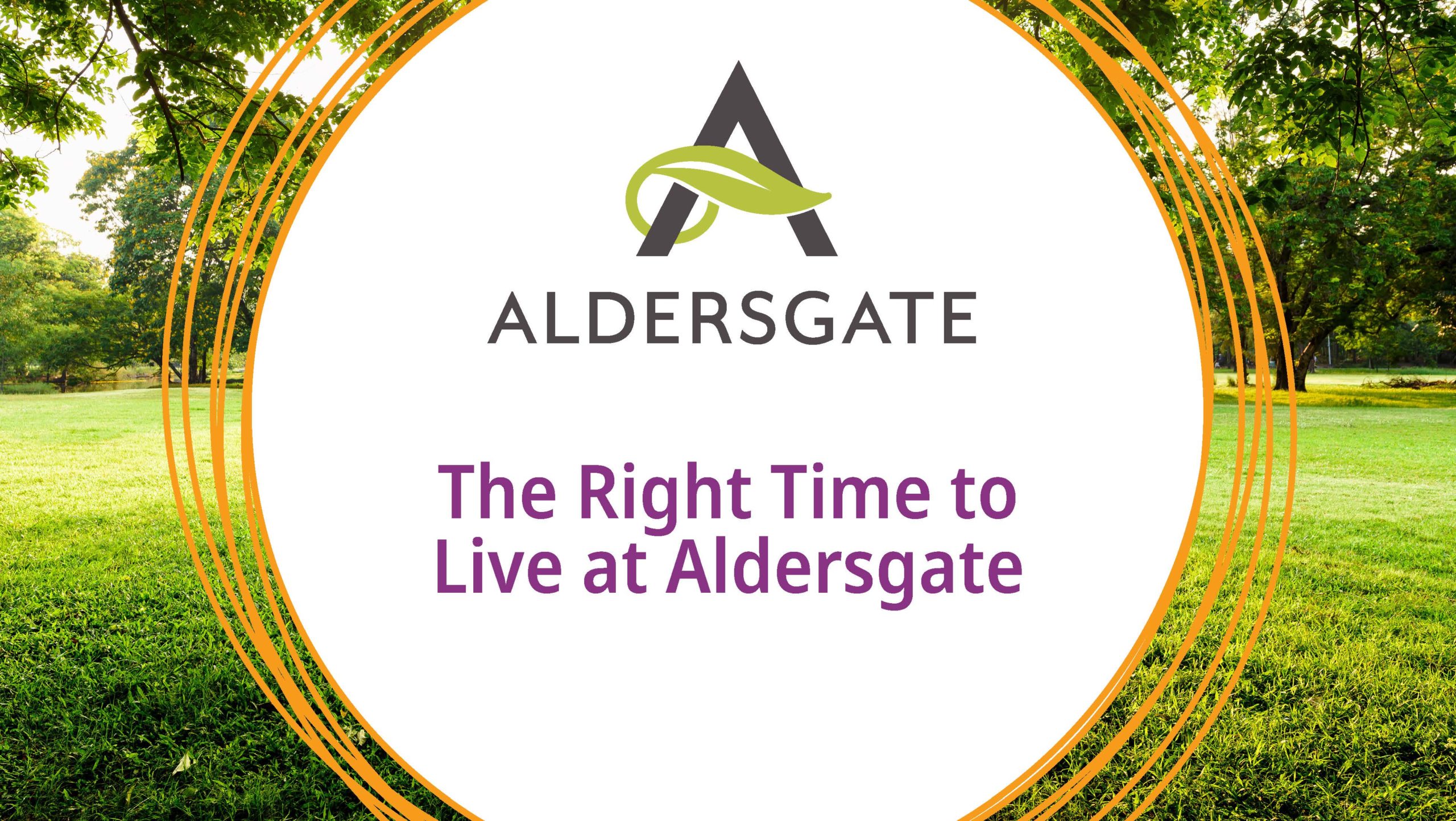 The right time to live at Aldersgate - Aldersgate Life Plan Community