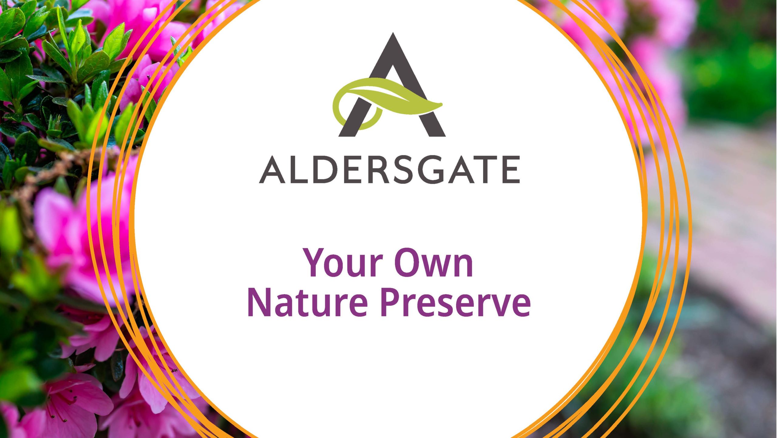 Your own nature preserve - Aldersgate Life Plan Community